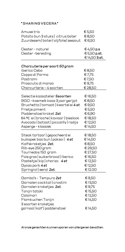 MENU10 sharing
